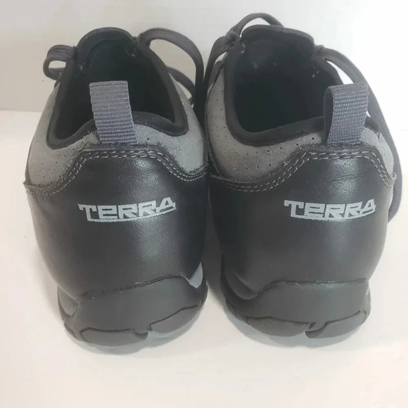 Terra Womans Black Steel Toe  Work Shoes.Size 8. - Picture 2 of 9